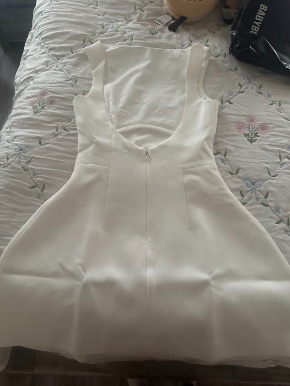 BABYBOO- ALANA MINI DRESS - IVORY - XS - Picture 11 of 12